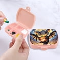 thumbnail image 4 of FLOPESN Storage Box DIY Diamond Art Painting Kits,Creative Design Pink 6-grid Packing Multi-grid Accessory box,3.54*2.44 inch Portable for Travel-Bat, 4 of 8