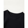 thumbnail image 4 of T-Shirt en Coton pour Enfants - Design de Travailleur Mignon avec "quot; Texte, Noir avec Graphiques Jaunes, Coupe Régulière Col Rond, Tenue Décontractée Toutes Saisons pour Garçons et Filles, 3 Couleurs, 4 of 6