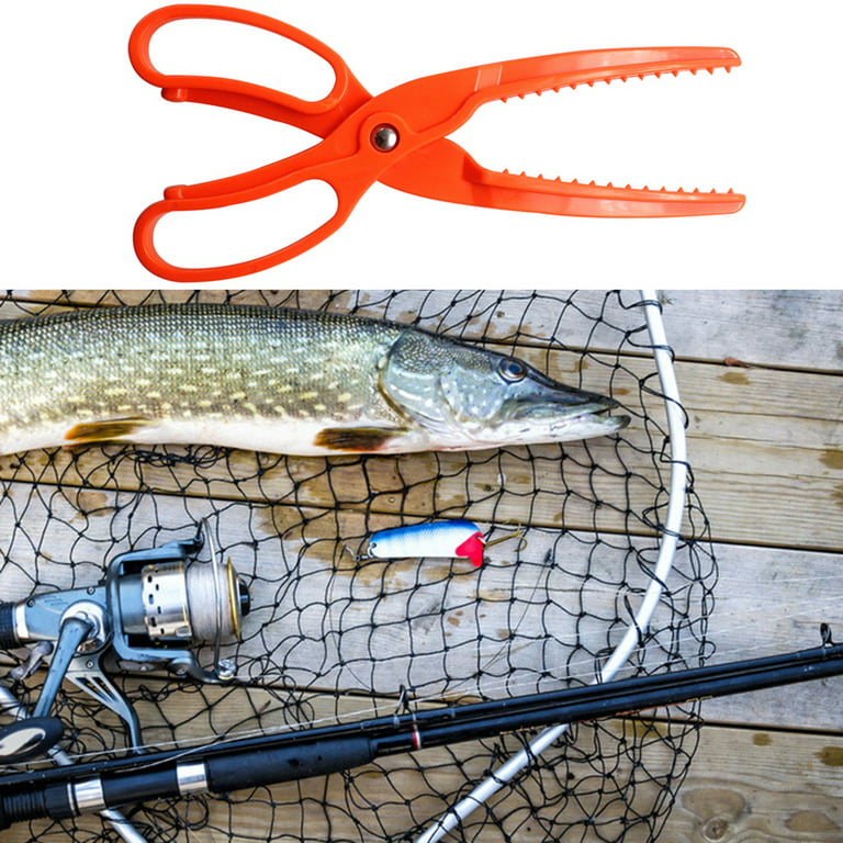 Cheers.US Sea Fishing Scissors Plastic Fish Controller Floating Clamp Fish  Gripper Hook Extractor