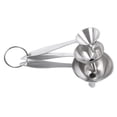 thumbnail image 2 of 3pcs Stainless Steel Funnels Set Kitchen Oil Funnel Long Handle Strainer for Transferring Fluid Liquid, 2 of 9