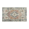 thumbnail image 2 of Boho Light Blue Carpet Rugs and Mats Non Skid Washable Absorbent Microfiber Soft Kitchen Mat for Floor Set Of 2 Decor Stain Resistant 17"x47"+17"x30", 2 of 7