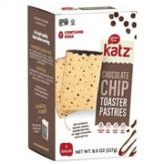 Katz Gluten Free Toaster Pastries - Chocolate Chip |Gluten Free, Dairy Free, Nut Free, Soy Free, Kosher | (6 Pack, 8.0 Ounce Each)