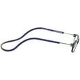 thumbnail image 3 of Clic Reader Eyeglasses Original Frosted Reflex Dk Blue Magnetic Readers Sz+3.00, 3 of 4