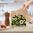 thumbnail image 2 of Yayeee Napkin Holder for Table Set of 2 Kitchen Paper Tissue Organization, Green Flower Pattern, 2 of 8