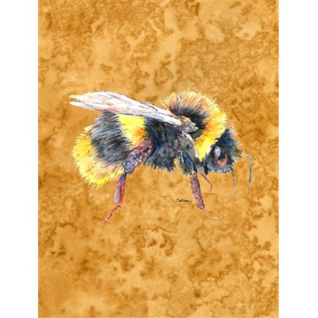 11 x 15 In. Bee On Gold Flag, Garden Size
