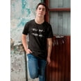 thumbnail image 2 of Kill Me Secret Message Graphic Men Black T-Shirt, Male Medium, 2 of 4