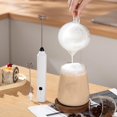 thumbnail image 4 of Handheld Milk Frother, Electric Recahrgeable Stainless Steel Whisk, Portable Powerful Coffee Foam Maker, Mini Drink Mixer Machine for Latte Cappuccino, Hot Chocolate, Matcha, 4 of 7