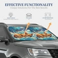thumbnail image 4 of Daiia Artistic Starry Sky Cloud Dog 2PCS Car Windshield Sun Shade, Foldable Sun Shield for Car Front Window, Auto Sun Blocker Visor Protector Universal for Truck SUV Pickup-Medium, 4 of 7