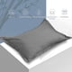 thumbnail image 4 of Juegos de cubrecama y colcha, funda de almohada de color liso, juego de núcleo de almohada para dos pares de fundas de almohada cómodas y transpirables para dormitorio de estudiantes, funda de almohad, 4 of 8