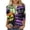 A04 Purple, variant on JOANKDMI Halloween Womens Tops Casual Crew Neck 3/4 Sleeve Spider Web Graphic Print Shirts Holiday Festive Pullovers Relaxed Fit T-Shirts for Fall Streetwear Fashion