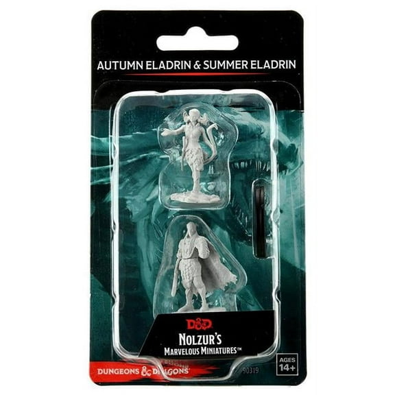 WizKids WZK90319 Dungeons & Dragons Nolzus Marvelous Unpainted - Autumn & Summer Eladrin W15 Miniature Game - 2 Count
