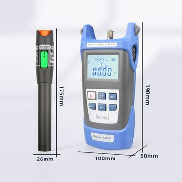 Optical meter,Optical Fiber Tool Kit Optical Fiber Tester Portable Handheld 30mw Optical Pen Type Red Type Red Visual Portable Pen Type Tester Portable Pen Locator Fiber Test Buzhi