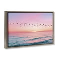 thumbnail image 3 of Stupell Industries Flight Over Pastel Ocean Brown Framed Floater Canvas Wall Art design by Pink Sherbet Photography, 21 x 31, 3 of 9