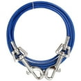 thumbnail image 2 of Medium Dog Tie Out Vinyl Coated Outdoor Cable Restraint Holds 35lbs Pick Length (30ft), 2 of 3