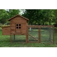 thumbnail image 5 of Outdoor Medium 80'' Wooden Chicken Coop Nest Box Hen House Poultry Cage Pet Hutch Garden, 5 of 8
