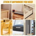 thumbnail image 7 of 10 Pcs Rubber Bumpers Stripes, Bexikou Self Adhesive Silicone Protector Stripes, Clear Furniture Bumpers Sound Dampening Buffer Pads for Door, Wall, Drawer, Toilet Lid, Glass Table Top, 7 of 7