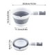 thumbnail image 3 of Cucharas de Agua Plegables para Baño, Cucharas de Plástico para Viaje, Color Gris, 1 Unidad, 26 X 11 X 4 Cm. Cesta de Almacenamiento para Cocina, Jardín, Baño, Mascotas, Frutas y Verduras | Laa250828, 3 of 6