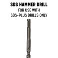 thumbnail image 3 of Broca de martillo Drill America SDS3412 de 19 mm x 30 cm SDS-Plus, 3 of 9