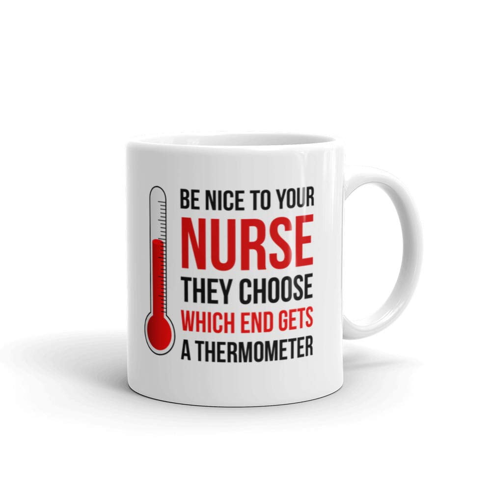 Nurse Improved Pain Scale Funny Coffee Tea Ceramic Mug Office Work Cup Gift 