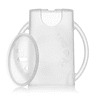 Squeeze Proof Flipping Holder Deluxe with Lid for Food Pouches & Juice Boxes (White) - A