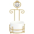 thumbnail image 1 of Soporte para suculentas, forma de lámpara de mesa, maceta de cerámica, estante para flores, uso conveniente, 1 of 8