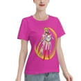 thumbnail image 2 of Women's Basic Short Sleeve T-Shirt Sailor Moon Tsuki Hare 04, 2 of 6