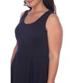 thumbnail image 5 of White Mark Women's Plus Size Crystal Fit and Flare Dress, 5 of 5