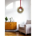 thumbnail image 2 of Serene Spaces Living Holiday Whiteberry Artificial Christmas Wreath, Ivory, 2 of 3
