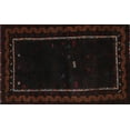 thumbnail image 1 of Ahgly Company Indoor Rectangle Contemporary Black Brown Abstract Area Rugs, 10' x 13', 1 of 6