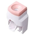 thumbnail image 1 of bedienty Toothbrush Holder Wall Mounted Toothpaste Dispenser Toothpastes Squeezer Pink, 1 of 6