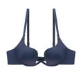 Klyl Bras for Women Women's Deep V Gathered Bra Hanging Neck Beautiful ...