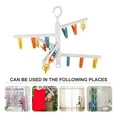 thumbnail image 6 of Raindrops 1Pc Windproof Plastic Clip for Clothes Rack White PP Rotatable and, 6 of 8