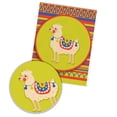 thumbnail image 4 of Matsuzay Paquete de 3 cuadros colgantes sin marco con estampado de Alpaca de estilo nacional, Material de lienzo, póster de Color brillante, cuadro Decoración del hogar Matsuzay HA011399-00, 4 of 6
