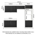 thumbnail image 3 of Cocina Integral Completa Modular Madesa Lux 270cm BG 03, 3 of 10