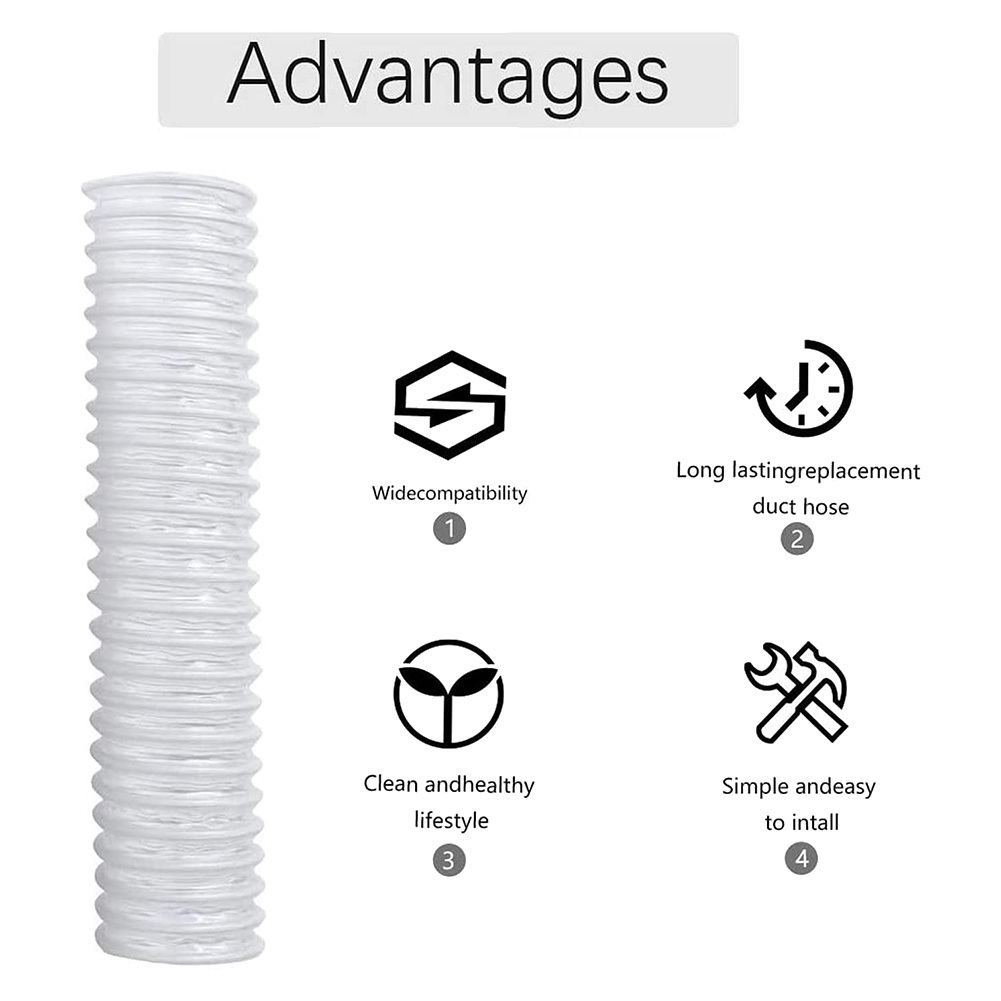 Hose for shark 3 Pack 11/2Inch Replacement Lower Nozzle Duct Hose for