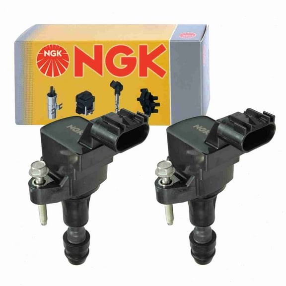 2 pc NGK 48973 Ignition Coils for 12372017 12538821 12538822 12538823 12538824 12538825 12578224 12589623 12629646 12638824 178-8490 2505-302223 36-8119 673-7201 D516C D522C E1145 E991 GN10485 IC571