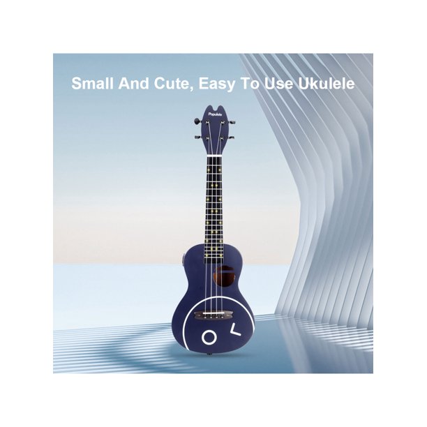 PopuMusic Populele Q2 Smart Compact and Portable Ukulele Emoji Edition