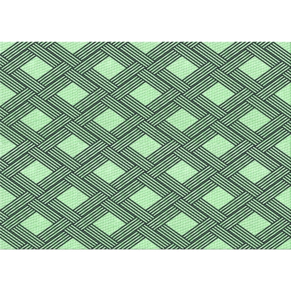 Ahgly Company Machine Washable Indoor Rectangle Transitional Charcoal Blue Area Rugs, 4' x 6'