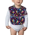thumbnail image 6 of Kdxio Skull mushroom rainbow color Bibs For Babies, Baby Bibs for Eating, Toddler Bibs, Waterproof Bibs, Feeding Bibs, for Toddlers, Boys, Girls, 6 of 8