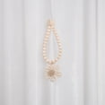 thumbnail image 6 of Magnetic Flower Curtain Tiebacks, 2 Pack Boho Wooden Beads Curtain Ties Elegant DIY Curtain Holdbacks, Decorative Window Drape Tie Backs for Bedroom Decor, Nursery Decor, Farmhouse Decor, 6 of 9