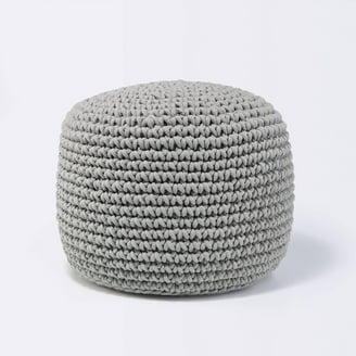 希少　Safavieh Palmer Ottoman　オットマン　グレー Safavieh Upholstered Palmer Ottoman, Rectangular with Nailhead