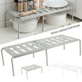 thumbnail image 1 of HLONK Expandable Stackable Kitchen Cabinet Shelf Organizer Storage Space Saving Cupboard  Plate  Dish  Counter & Pantry Organizer, 1 of 7