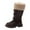 NIEWTR Girl's Knee High Boots-A-19-Brown, variant on NIEWTR Girl's Leather Knee High Riding Boots Waterproof Snow Boots Warm - Winter Boots(Toddler/Little Kid/Big Kid) Girls Autumn Winter Boots Size 3
