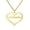 Gold, variant on Custom Name Love Heart Pendant Personalized Name Heart Necklace for Women Valentine's Day Gift