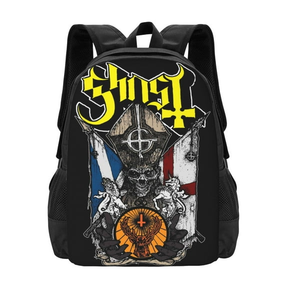Ghost Bc Backpack Fashion Travel Backpack Laptop Backpack 16 Inch Simple And Large Capacity