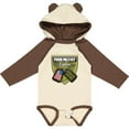 thumbnail image 3 of Inktastic Proud Military Nephew Boys Long Sleeve Baby Bodysuit, 3 of 5