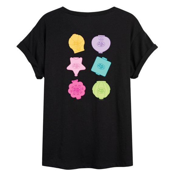 Polly Pocket - Polly P Case Grid Multi Hit - Women's Oversized Graphic T-Shirt