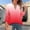 Beige, variant on Qulqfy Casual Women's Blouses V-Neck 3/4 Length Sleeve Loose Fit Gradient Cute Fall Pleat Work Flowy Women Tops Black L