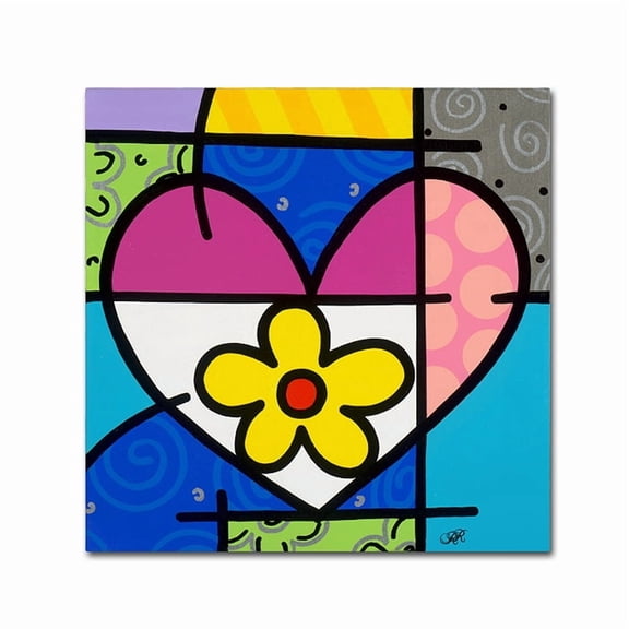 Trademark Fine Art 'Big Heart II' Canvas Art by Roberto Rafael