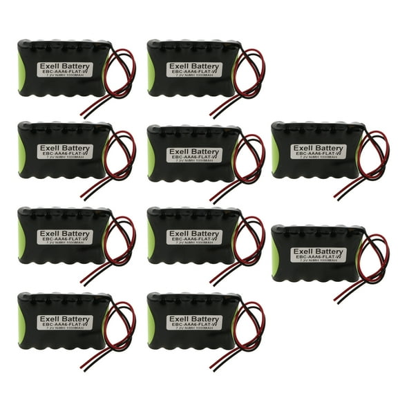 10x 7.2V 1000mAh NIMH w/Wire leads for 1:18 RC Car Racing HPI RS4 Micro Cars